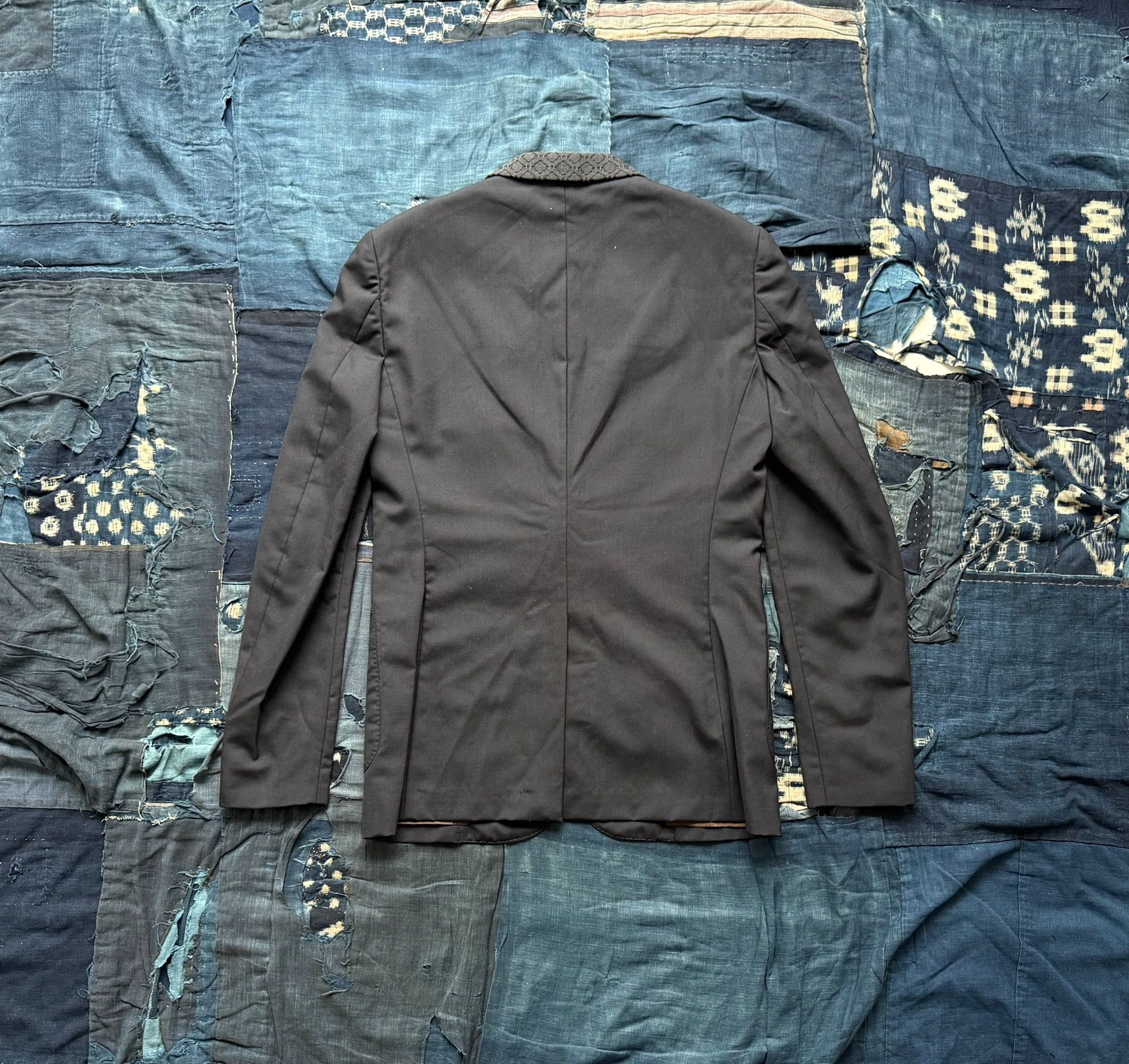Kolor Junichi Abe Orange Suit Jacket — detail