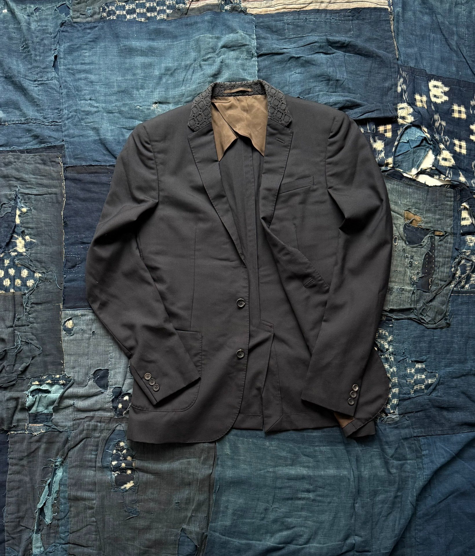 Kolor Junichi Abe Orange Suit Jacket — front