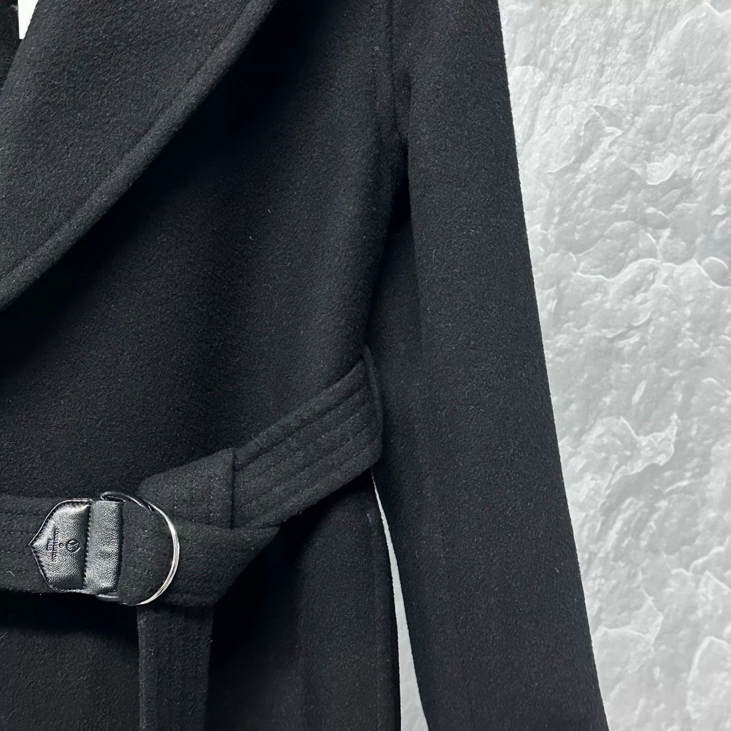 Louis Vuitton Cashmere Wrap Coat — detail