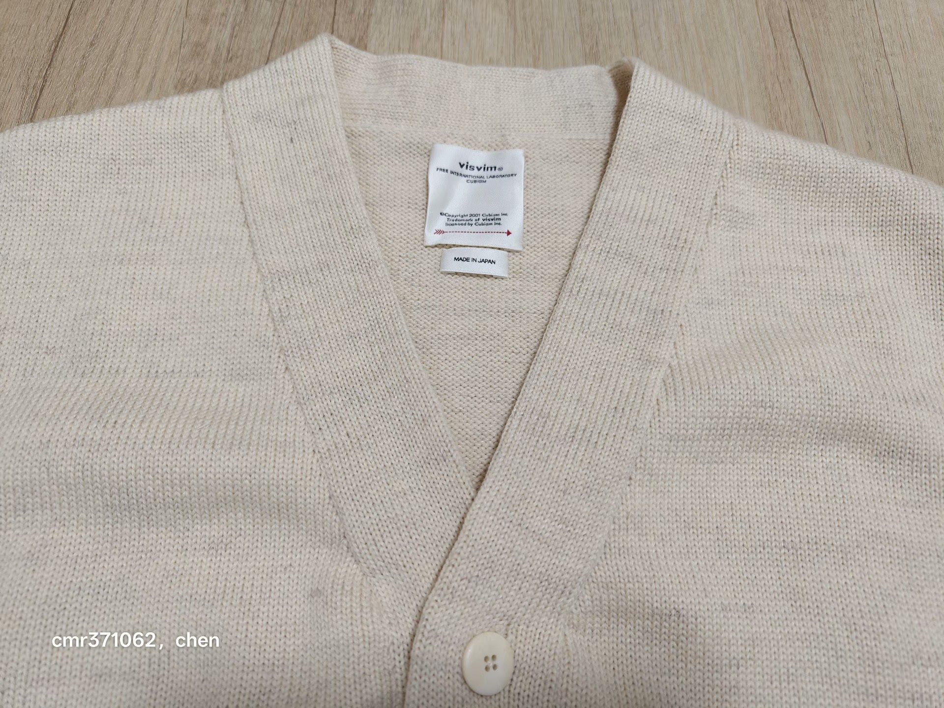 visvim 21ss Selmer Cardigan — back