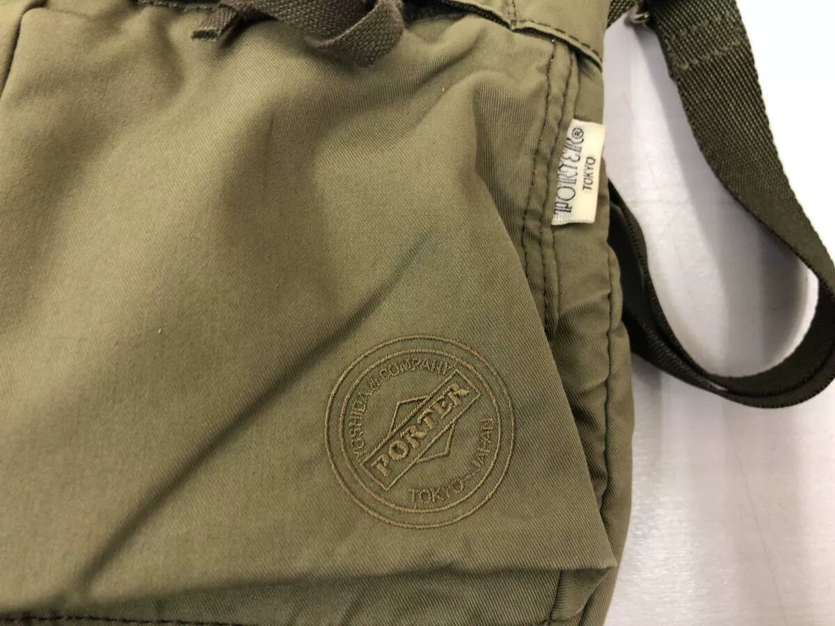 Porter Green Military Mini Shoulder Bag — back