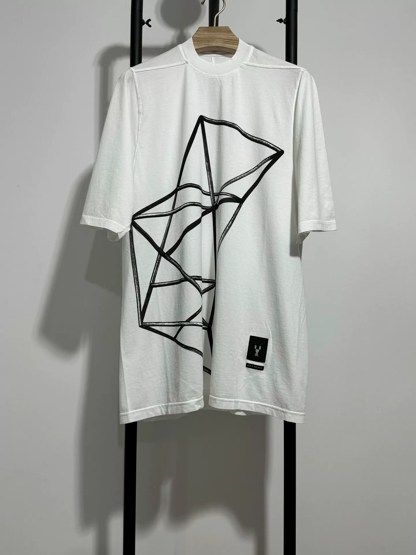 Rick Owens Loose Mid-Sleeve T-Shirt