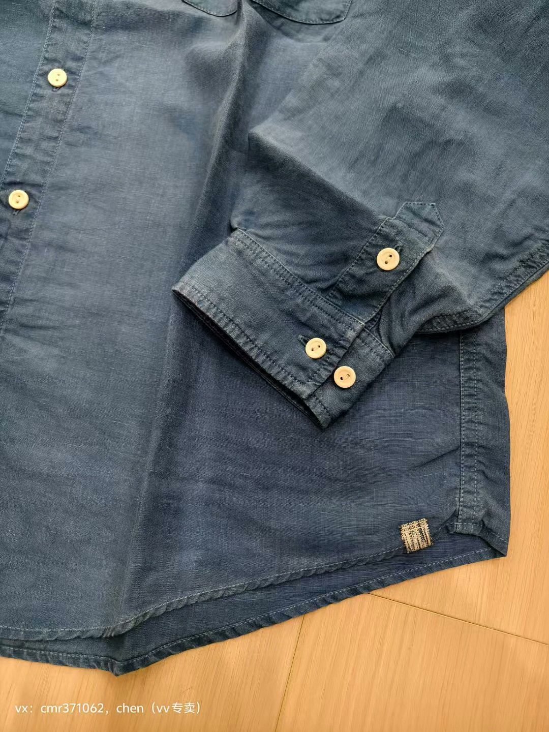 VISVIM 23SS PALMER SHIRT L/S LINEN — label