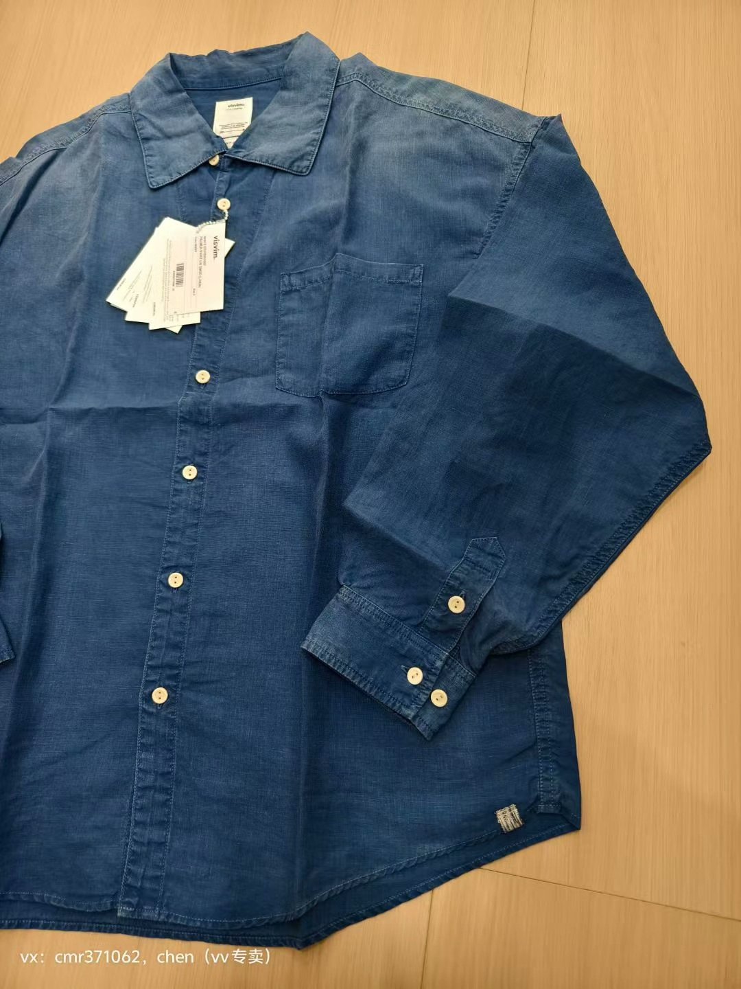 VISVIM 23SS PALMER SHIRT L/S LINEN — detail