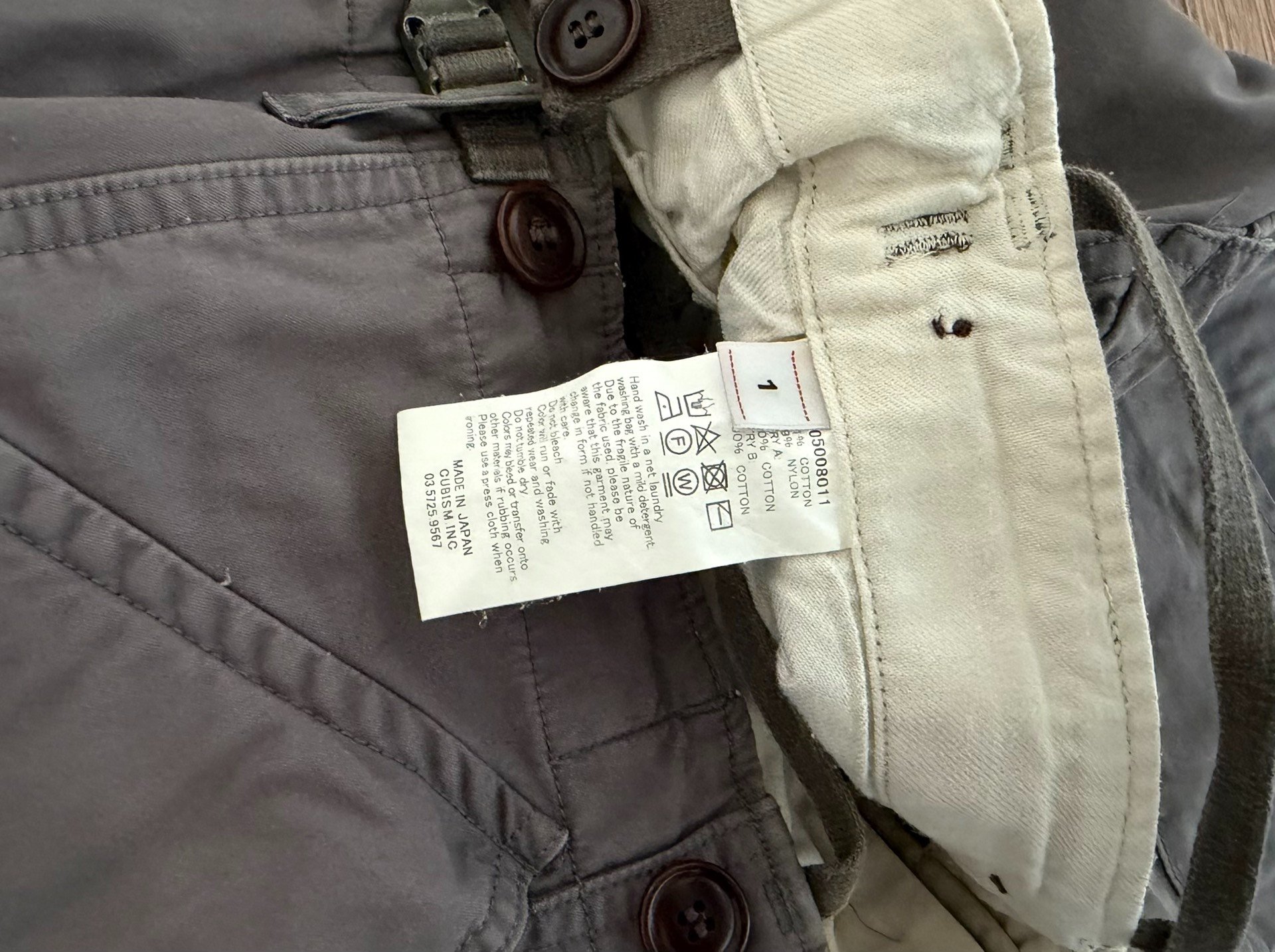 Visvim Jumbo Eiger Sanction Pants — detail