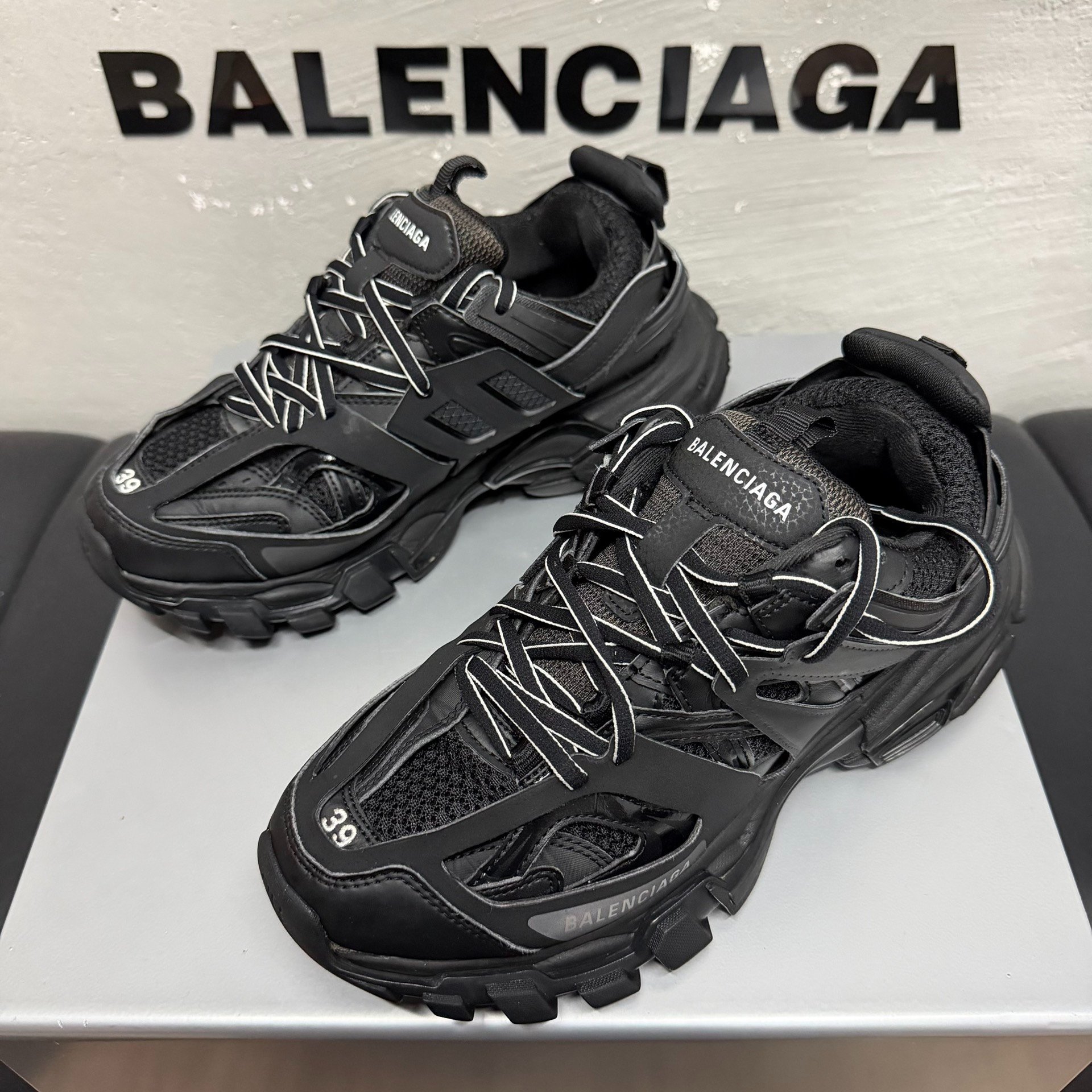 Balenciaga Track Black Dad Shoes 39