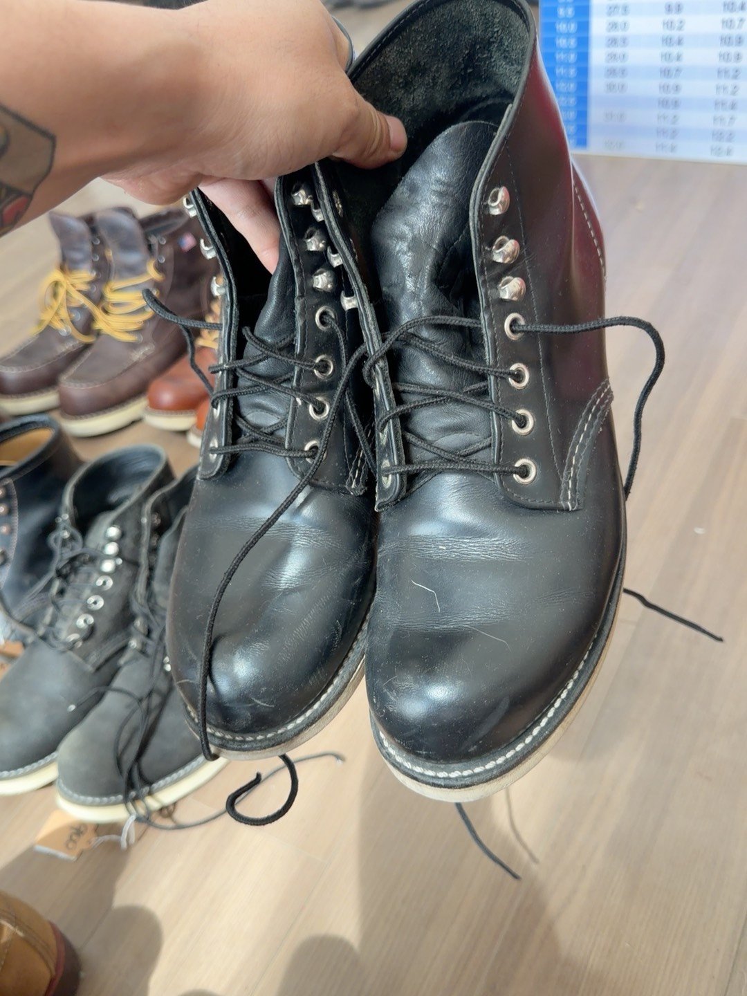 Redwing 8165 Black Leather Boots