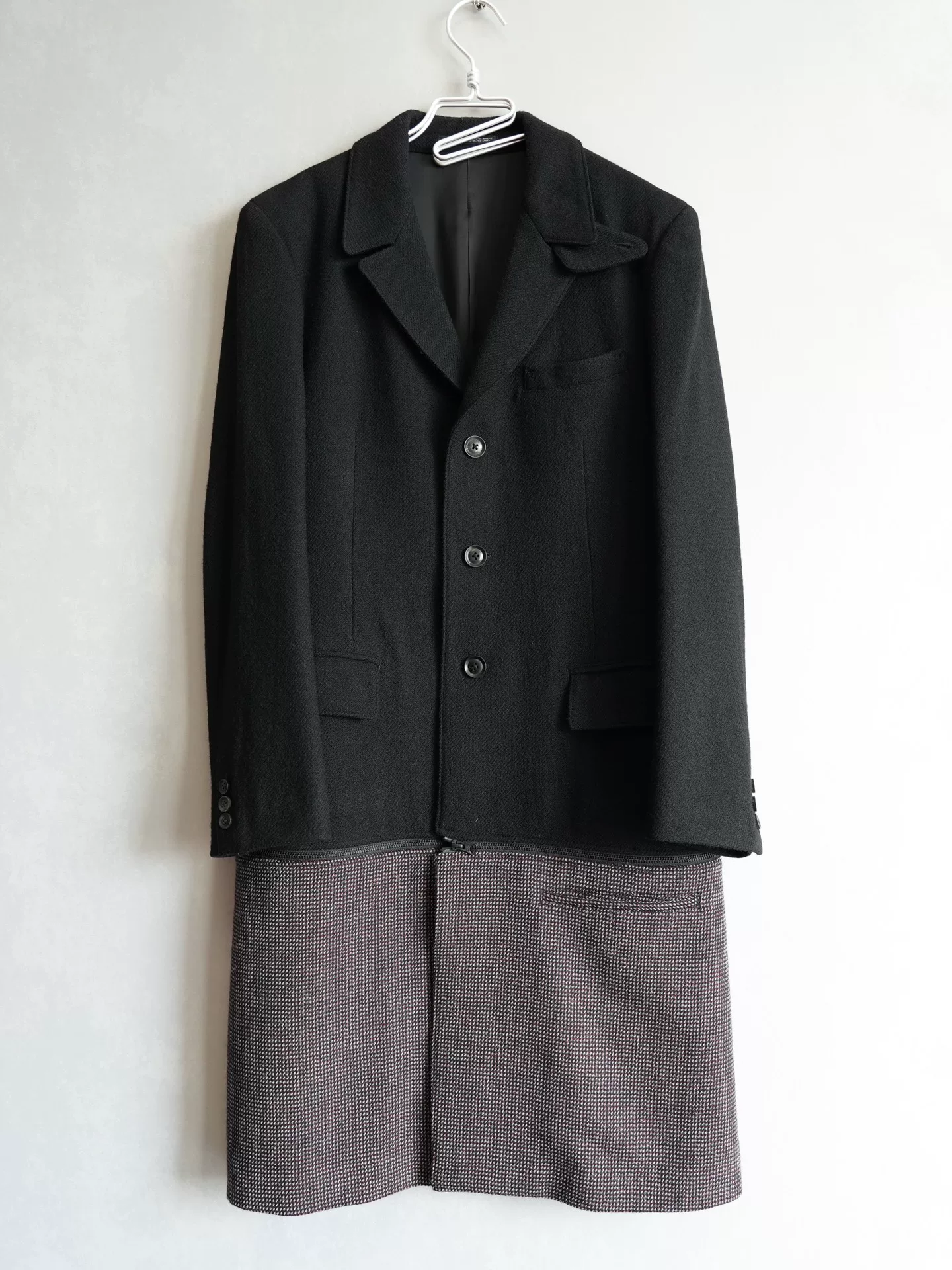 Yohji Yamamoto 14AW Detachable Coat — front