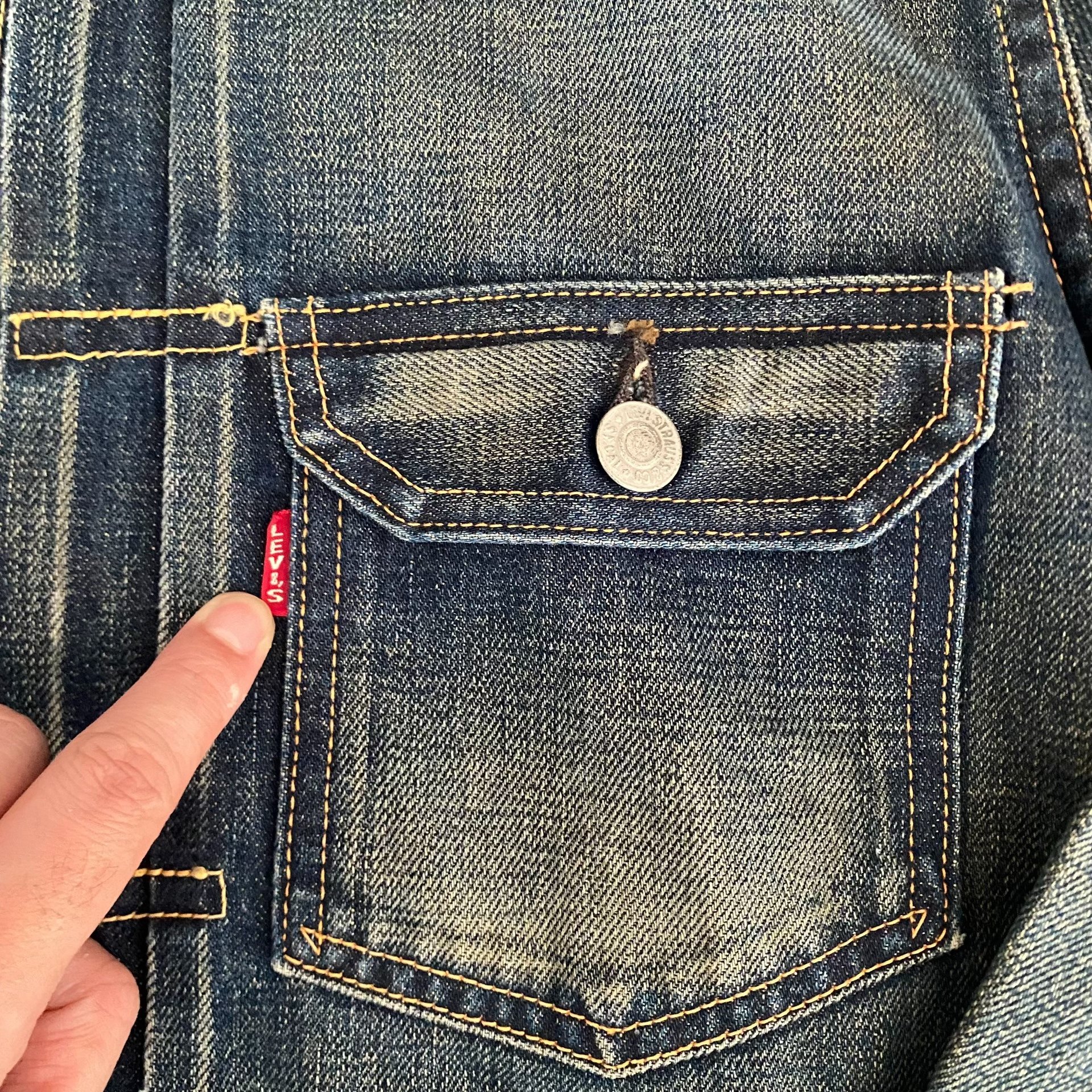 Levi's LVC 507XX J22 Denim Jacket — back