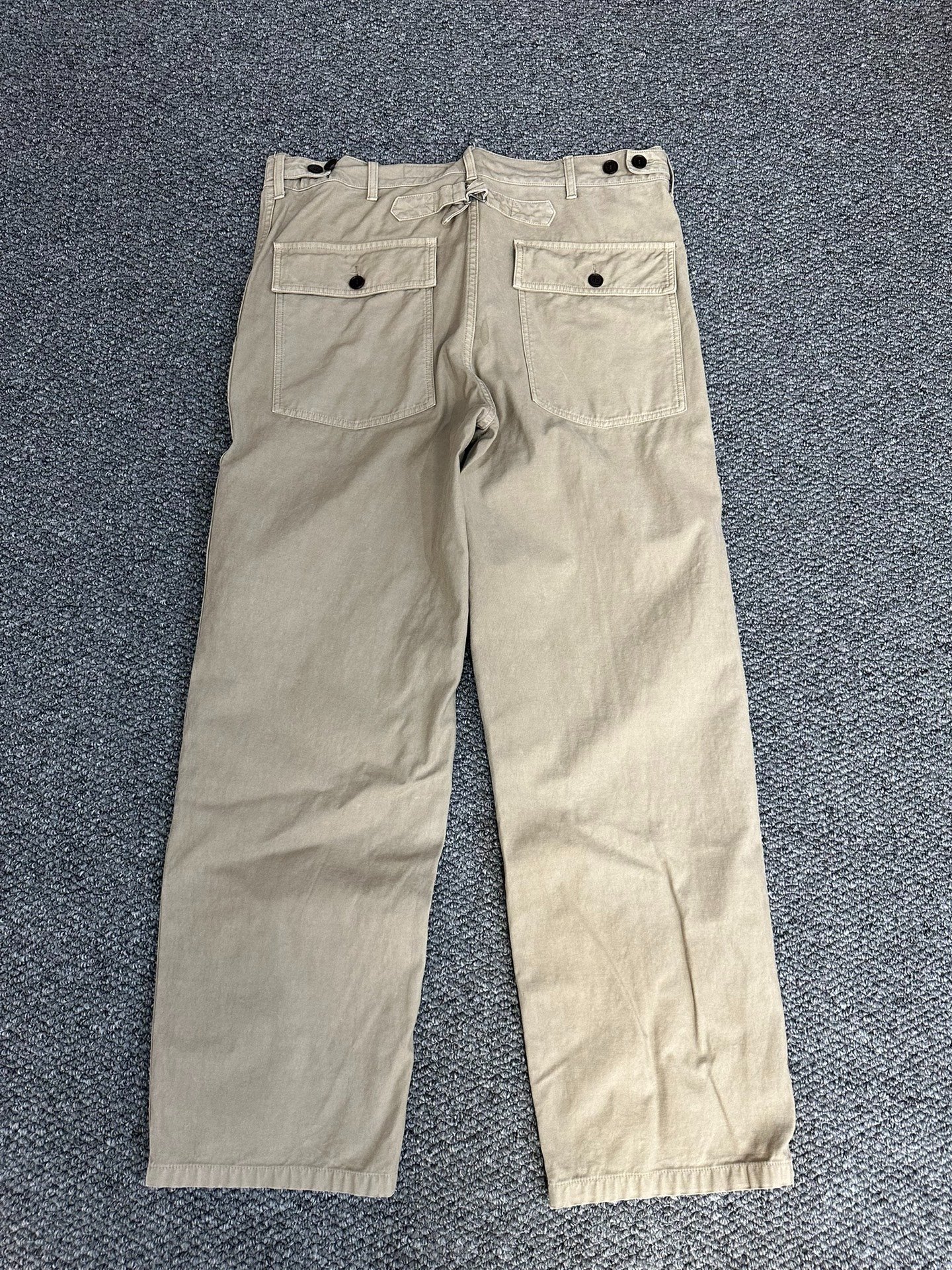 visvim alda pants size 4 — label