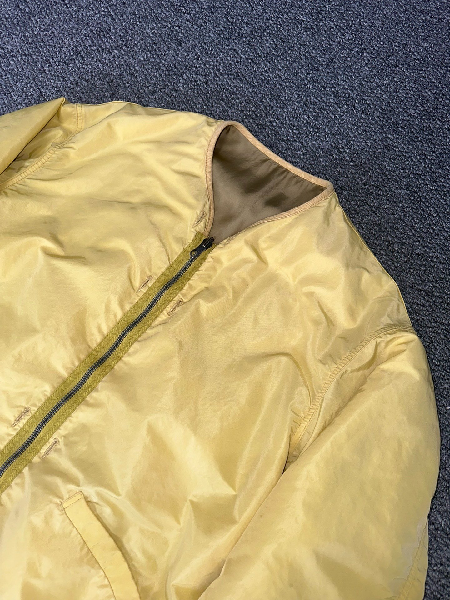 visvim iris yellow jacket — front