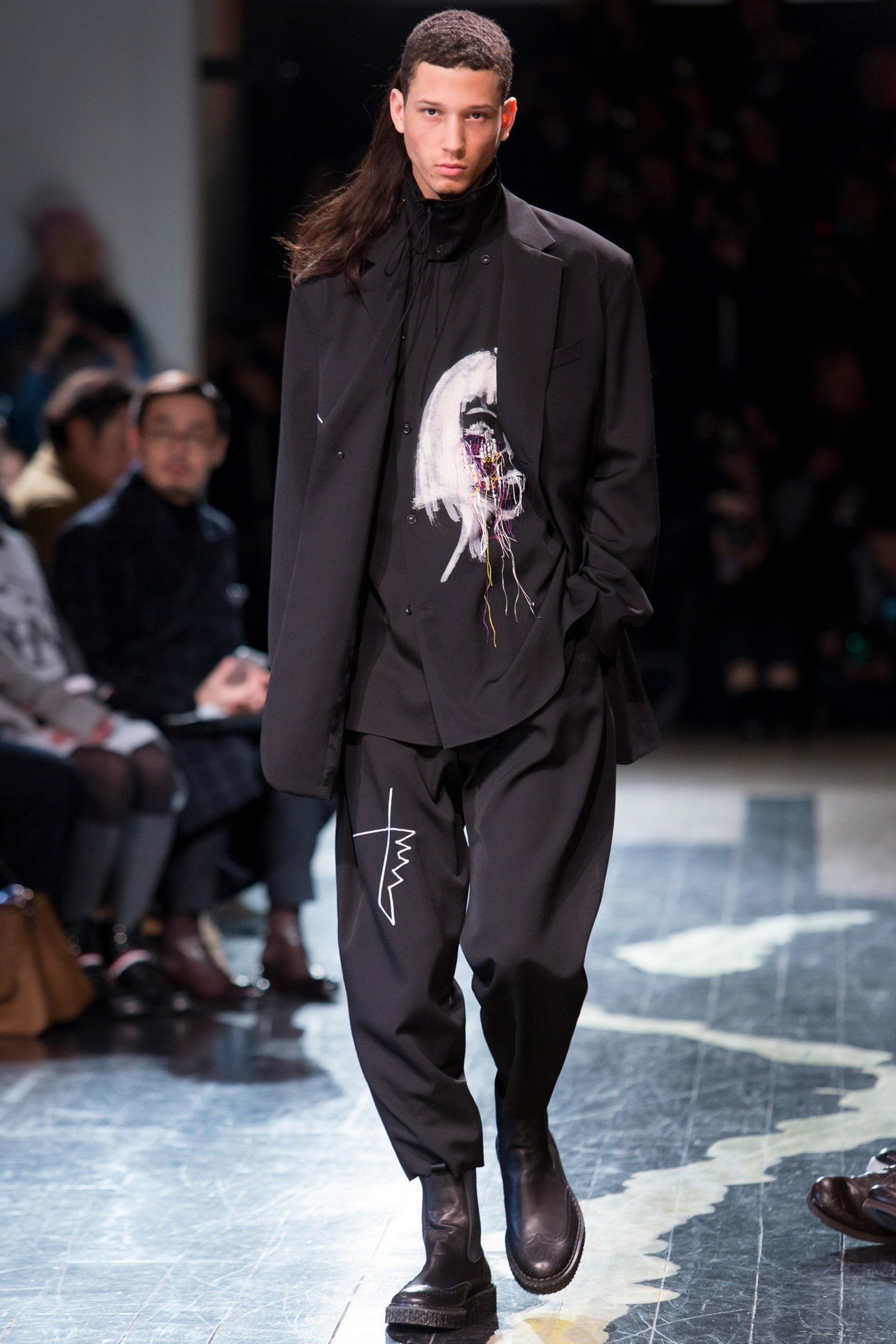Yohji Yamamoto 16aw Rie Miyazawa Trousers — detail