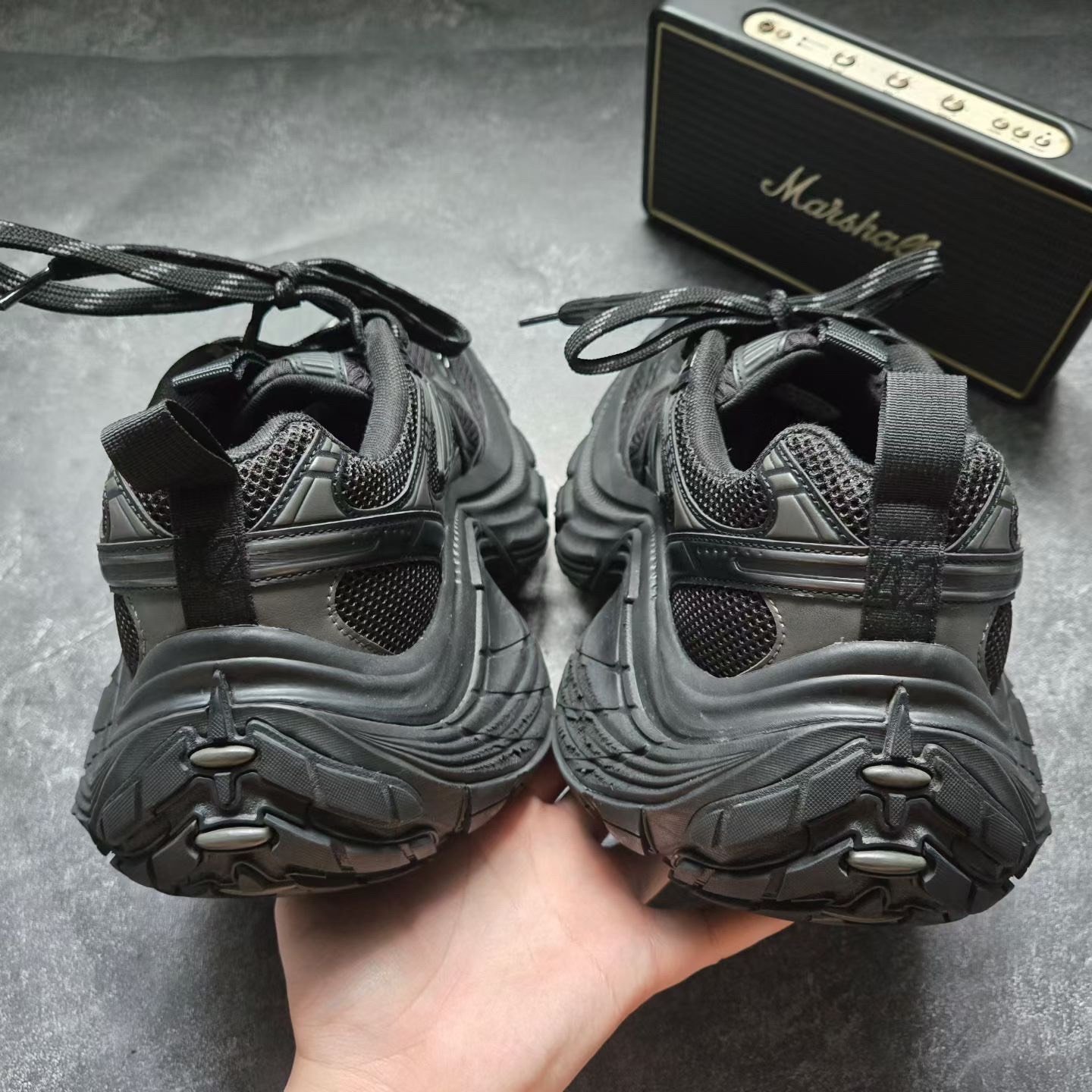 Balenciaga 10XL Black Sneakers — detail