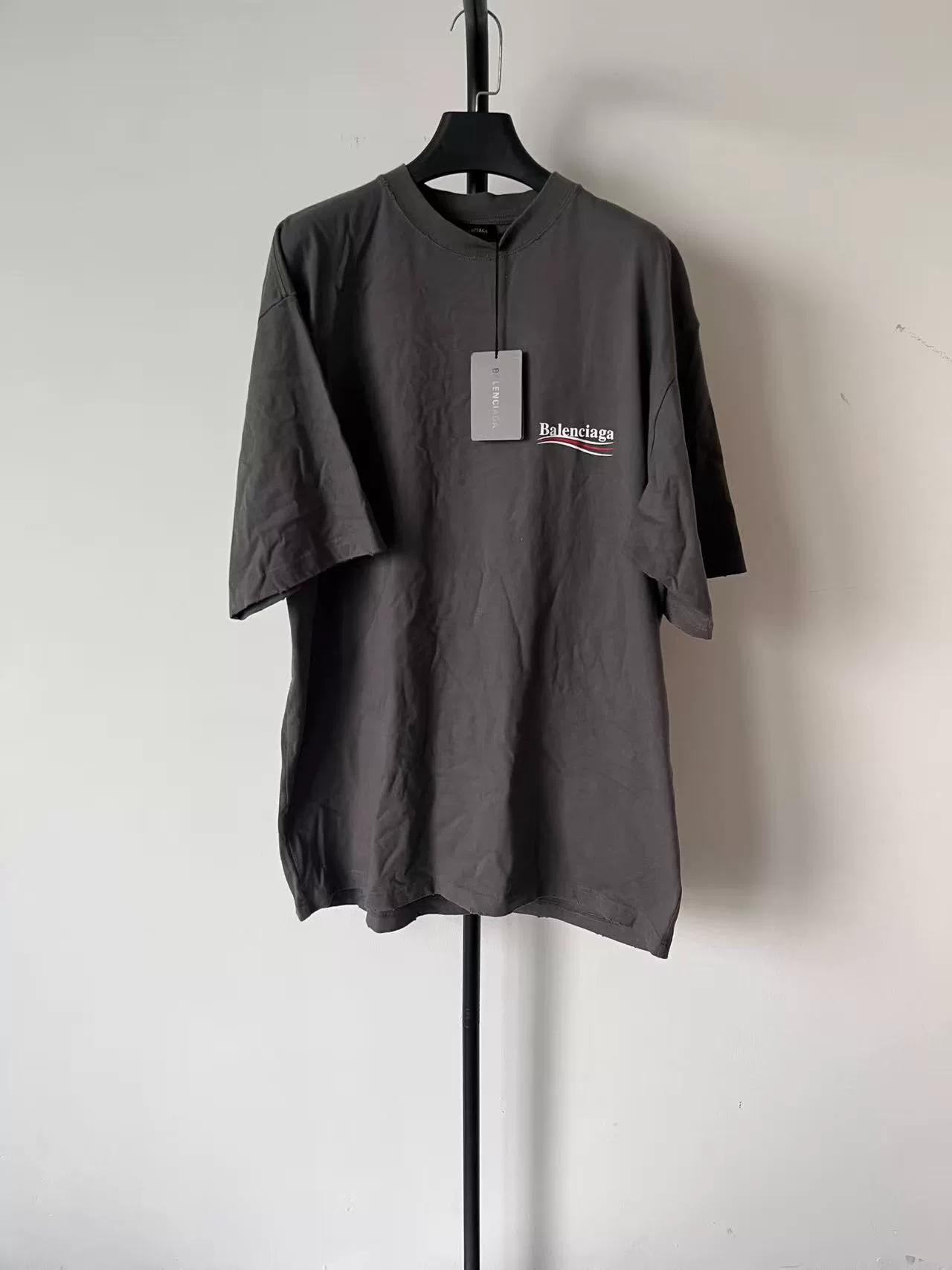Balenciaga Logo Print Short Sleeve T-shirt