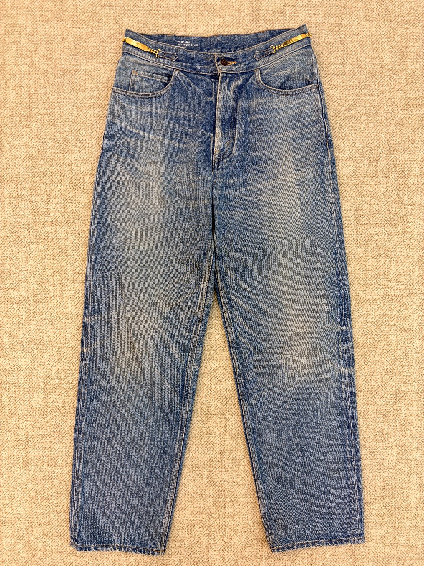 Celine 22FW Margaret Gold Chain Jeans