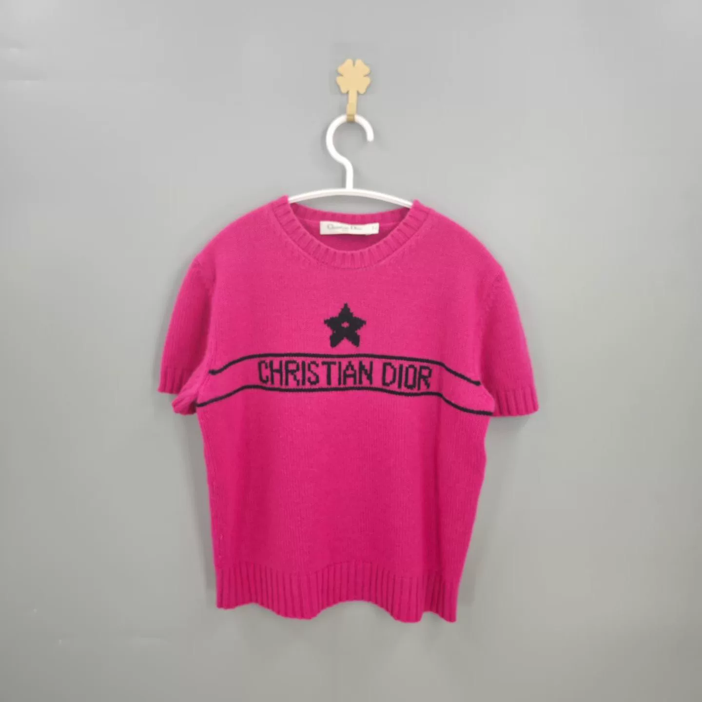 Christian Dior Star Logo Knit Top