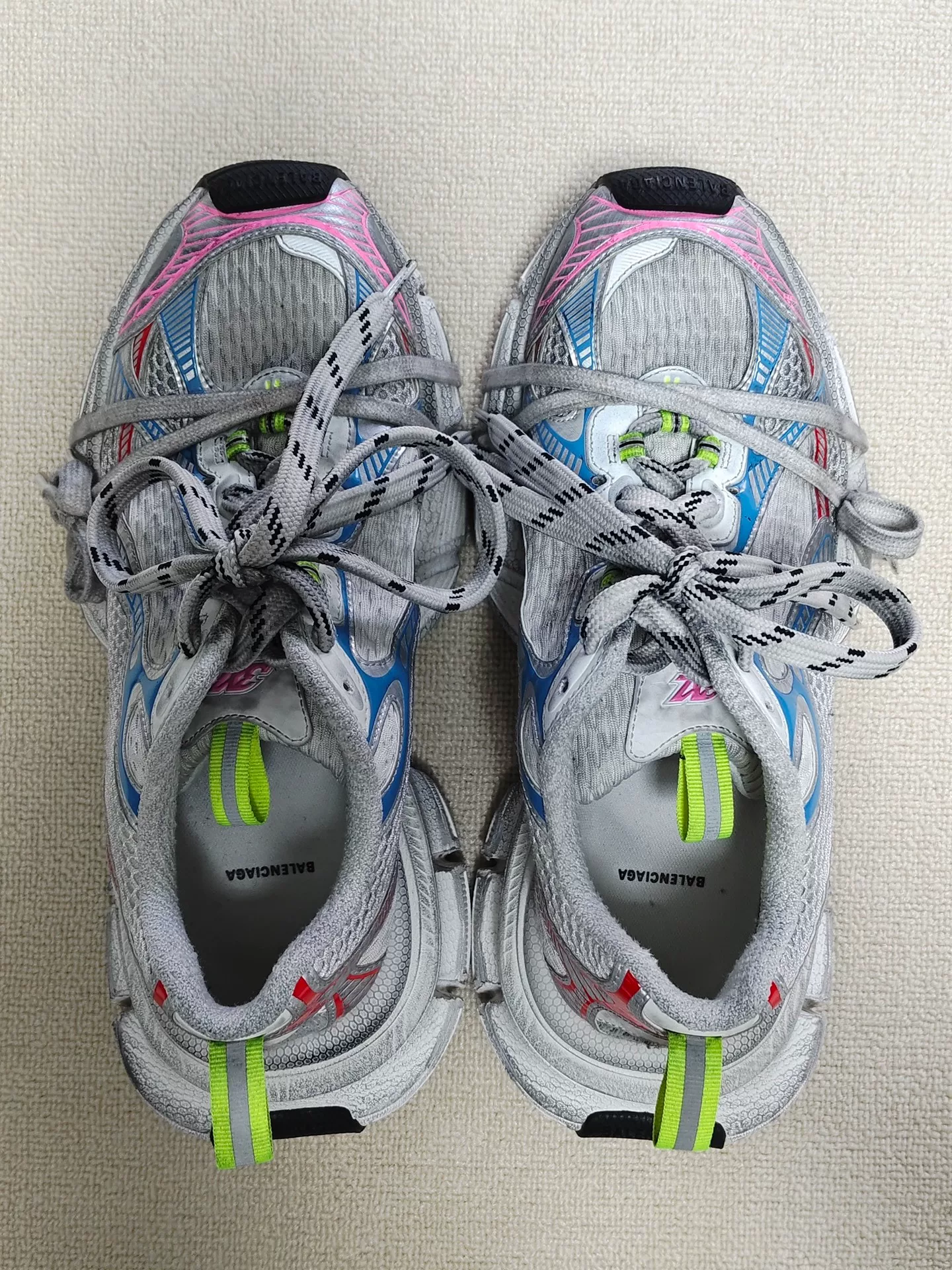 Balenciaga 3XL Low-Top Sporty Shoes — back