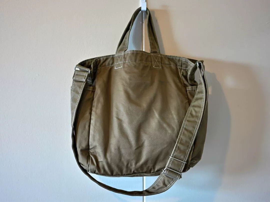 Porter Favor Khaki 2way Tote Bag — front