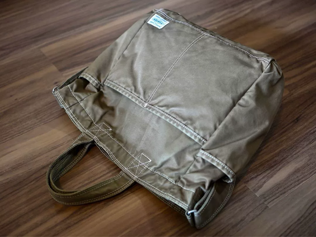 Porter Favor Khaki 2way Tote Bag — detail