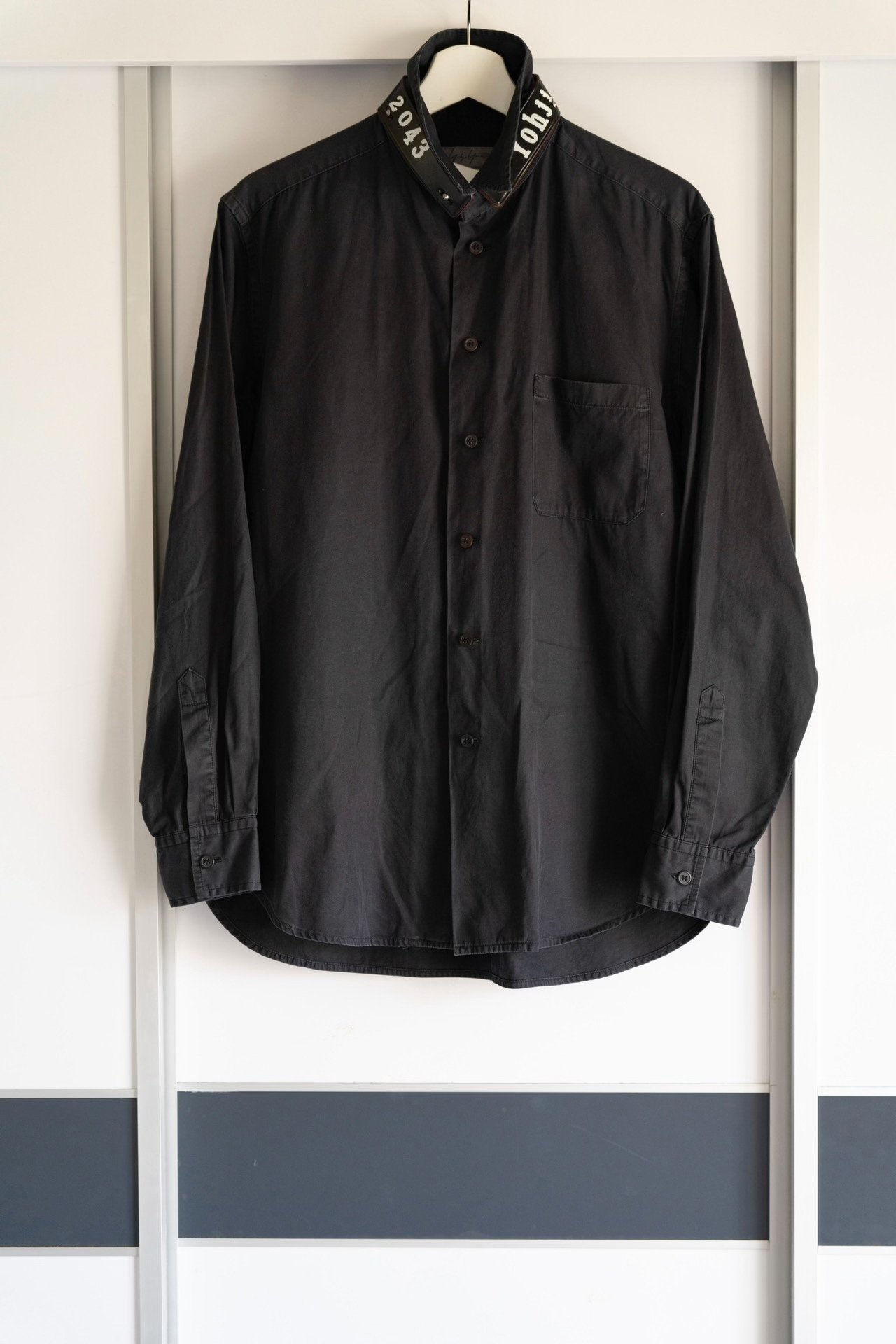 Yohji Yamamoto 08AW Leather Collar Shirt