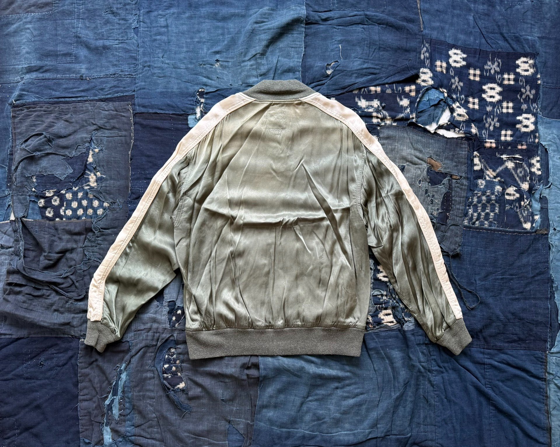 visvim 21ss Douglas Silk Jacket — detail