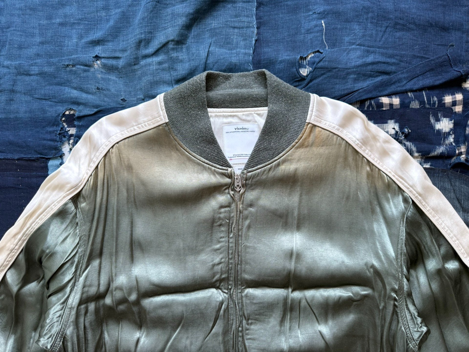 visvim 21ss Douglas Silk Jacket — back
