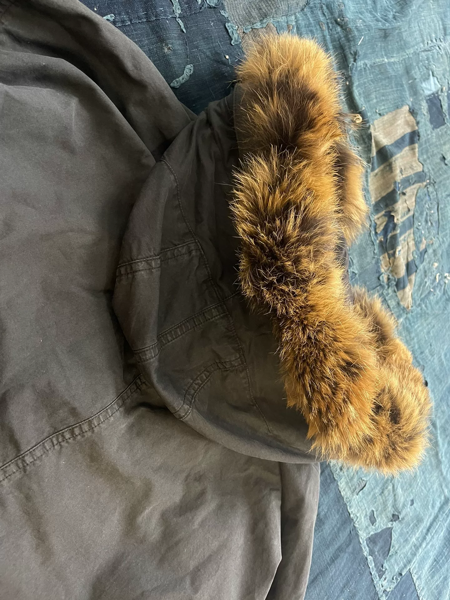visvim 24AW Fishtail Parka M65 — label