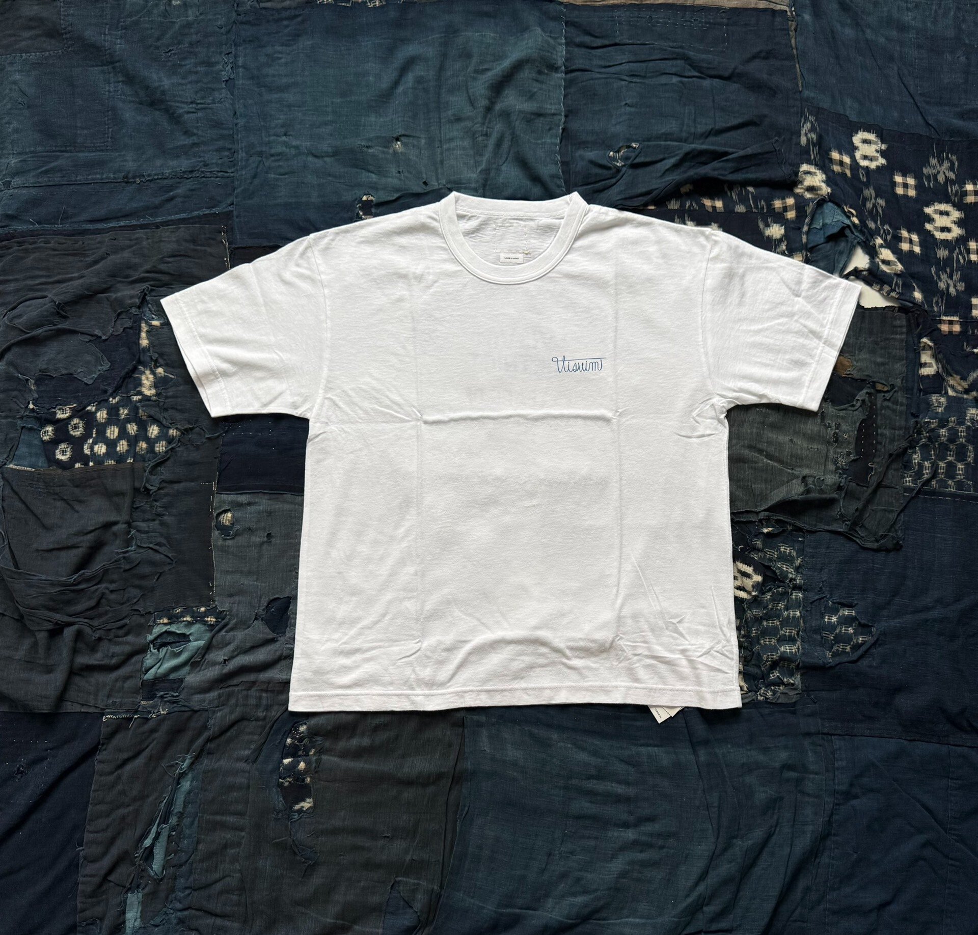 VISVIM 26SS JUMBO TEE DISTRICT Distressed Print — front