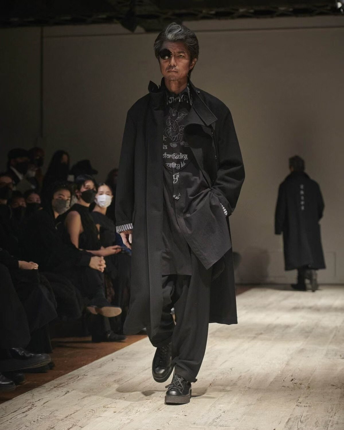 Yohji Yamamoto 22AW Sanskrit Shirt — front