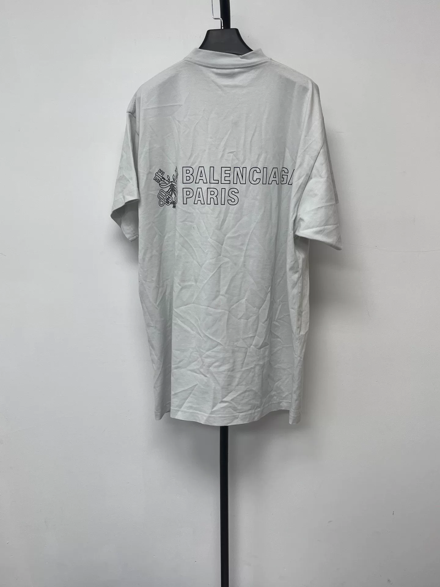 Balenciaga SS25 Letter Crew Neck T-Shirt — front