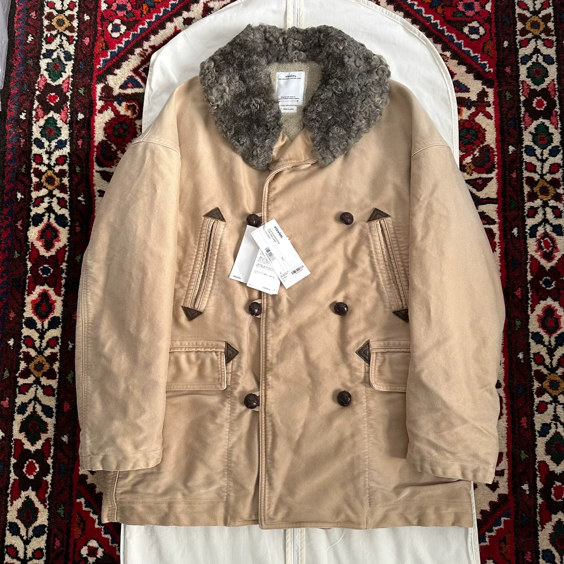 VISVIM 24SS FURLONG COAT BEIGE