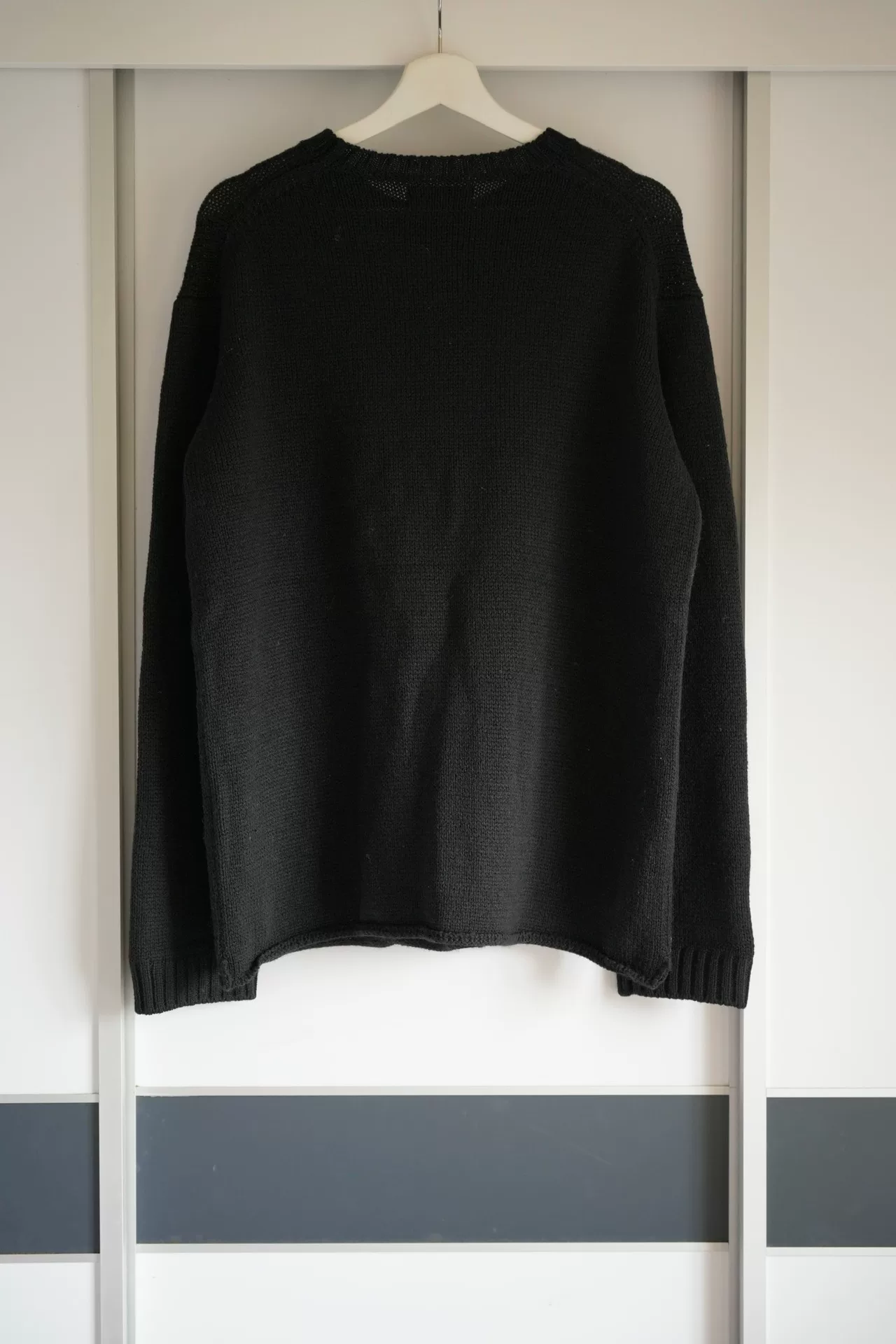 Yohji Yamamoto 22AW Reissue Skeleton Sweater — front