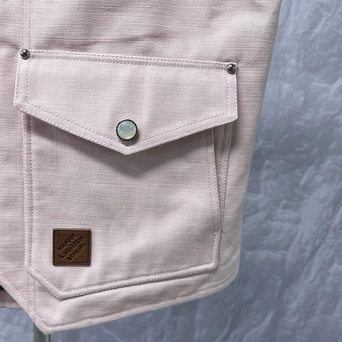 Louis Vuitton Nigo FW25 Denim Utility Vest — detail