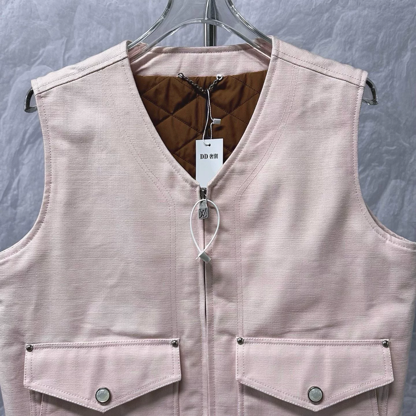 Louis Vuitton Nigo FW25 Denim Utility Vest — front