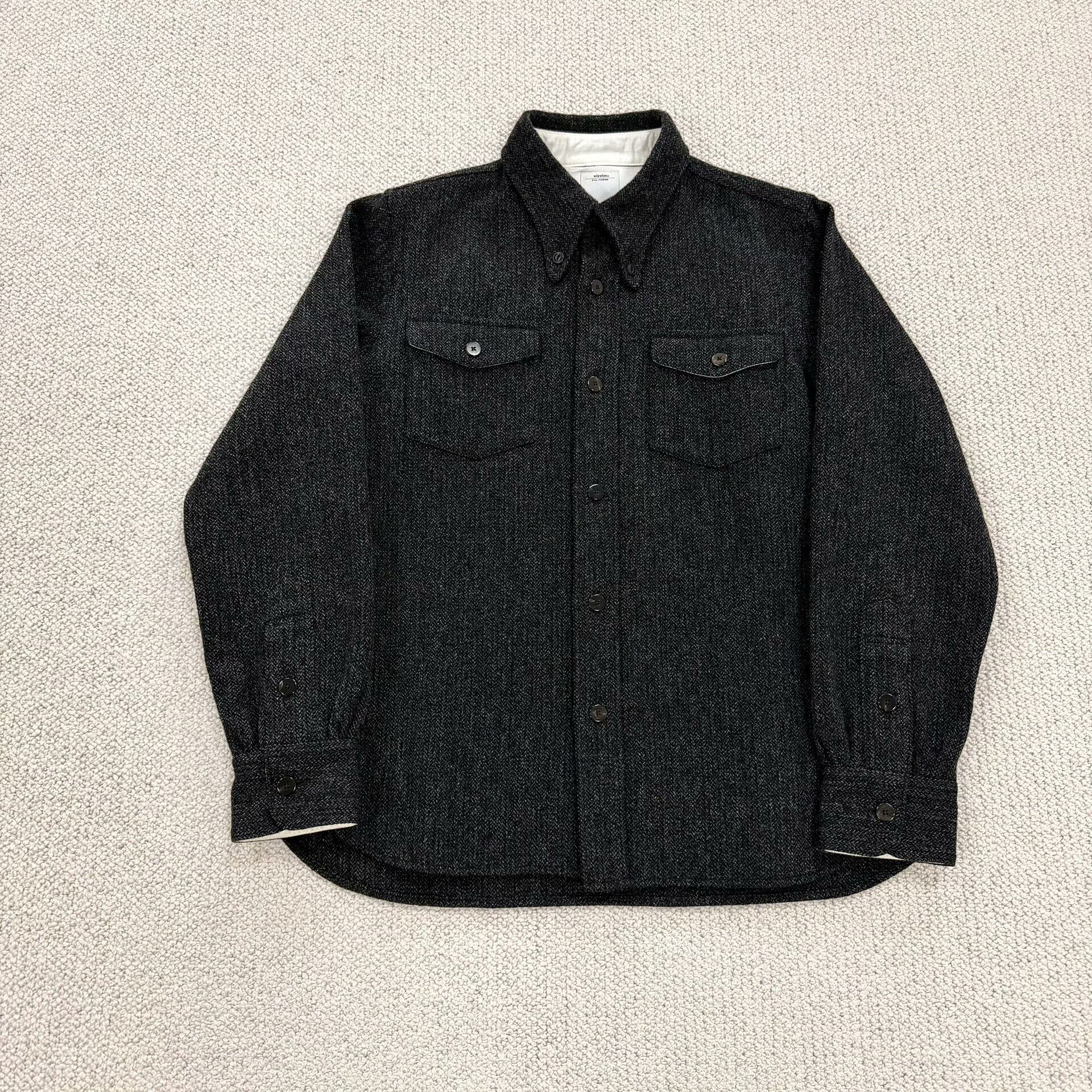 Visvim 17aw Wool Tweed Houndstooth Jacket