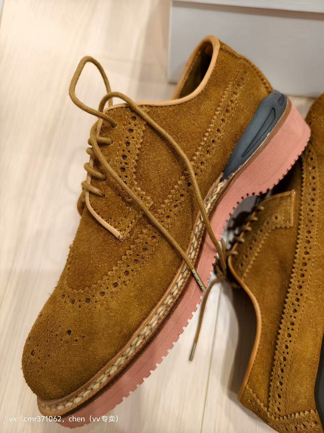 visvim 16ss Patrician W.T Folk Brogue — detail