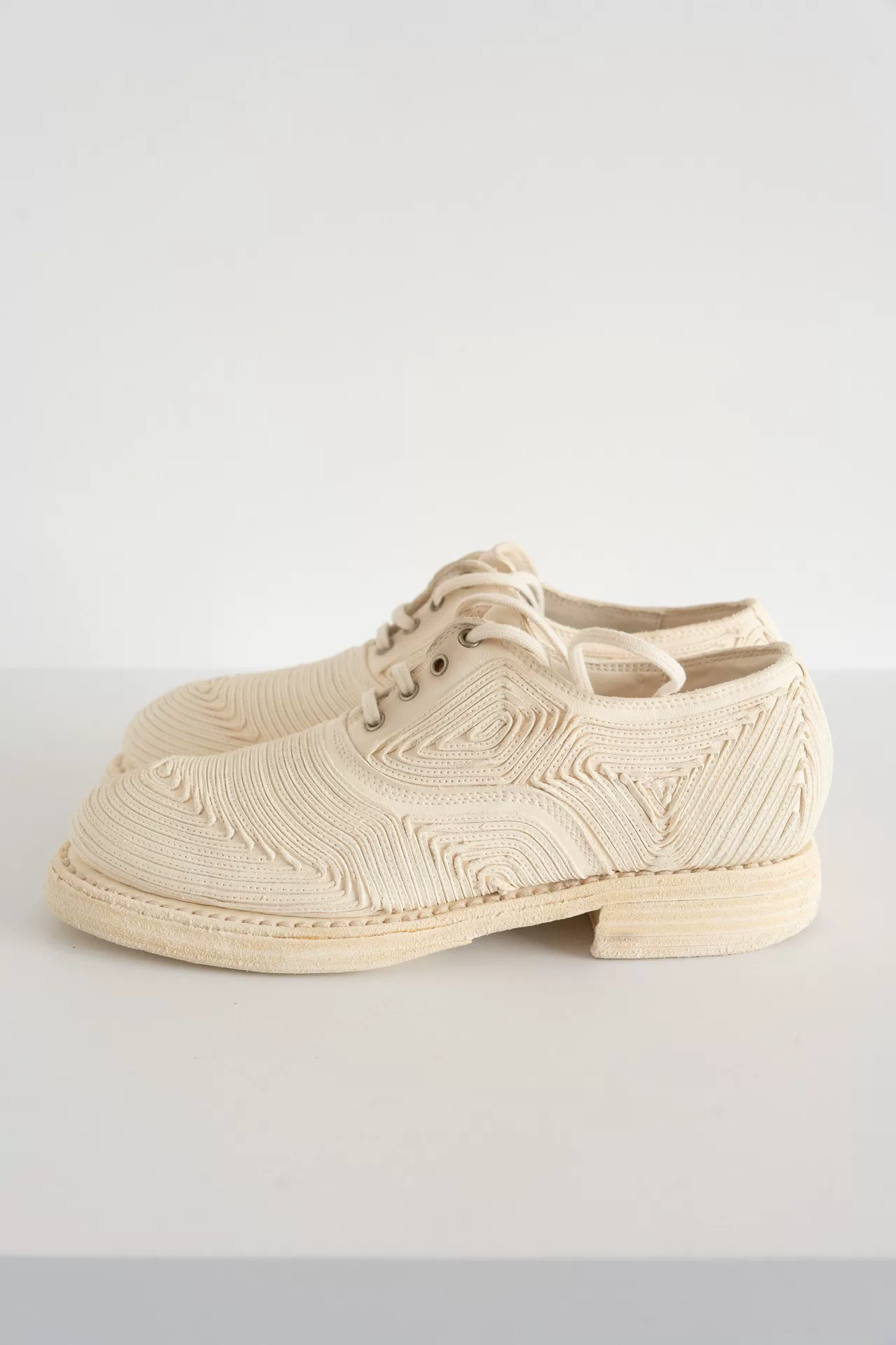 Guidi 110ZRC/792 Textured Derby Shoes — front