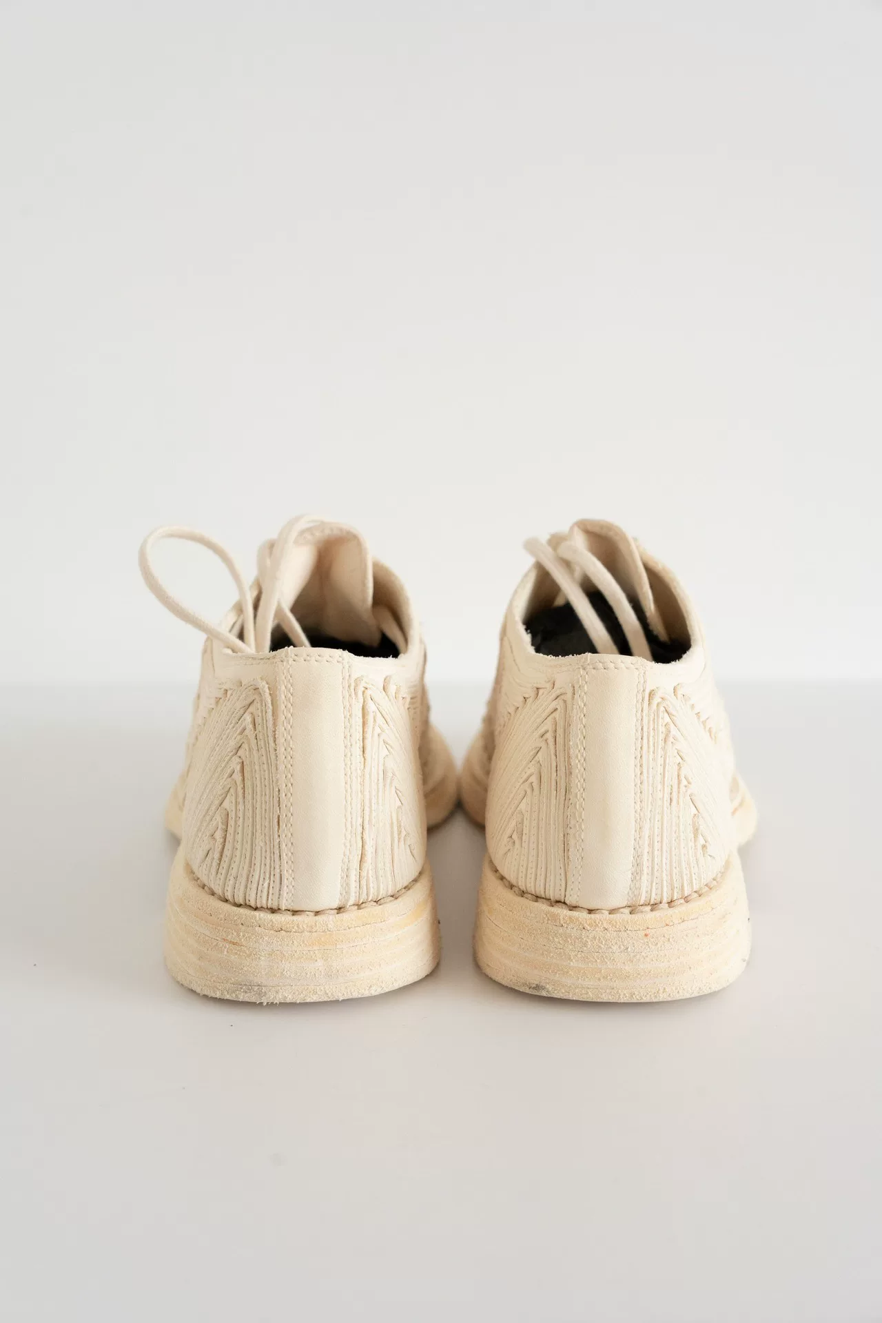 Guidi 110ZRC/792 Textured Derby Shoes — back