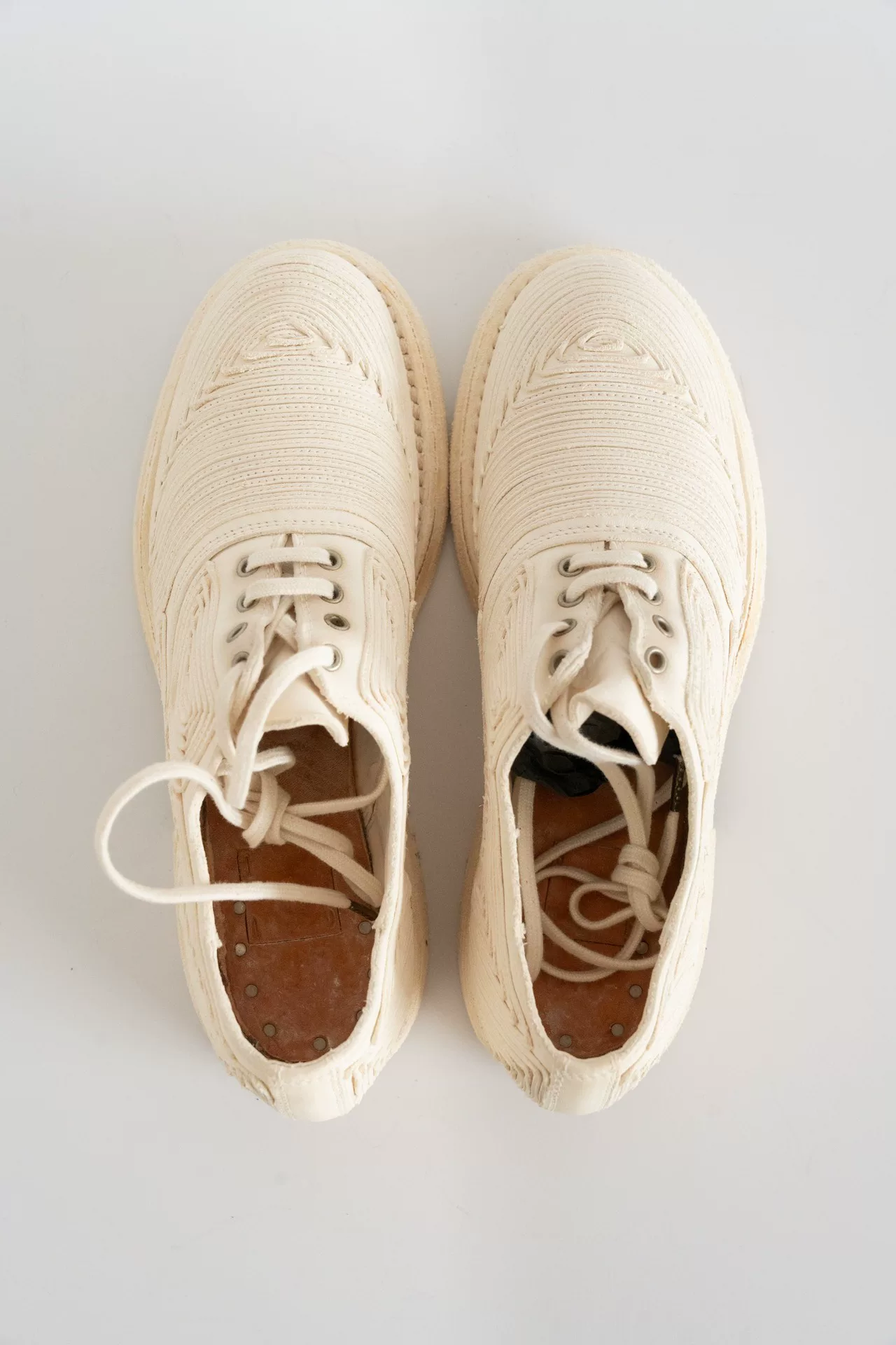 Guidi 110ZRC/792 Textured Derby Shoes — detail