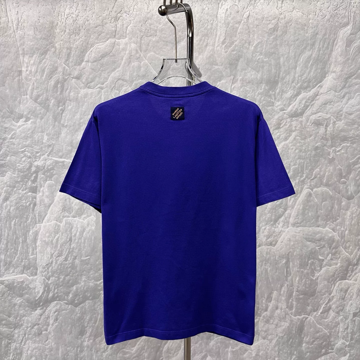 Louis Vuitton Rhinestone Logo Short-Sleeve — back