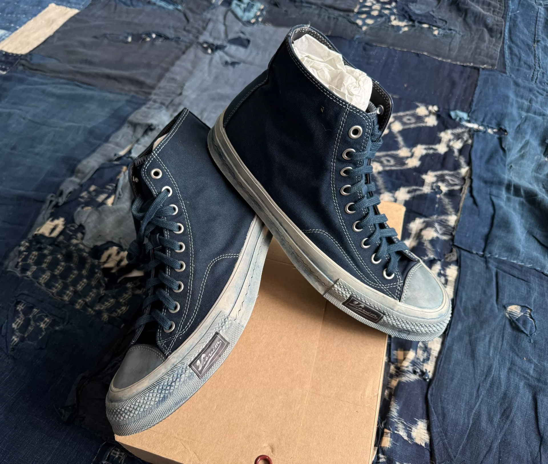 VISVIM 25AW ICT SKAGWAY HI Canvas Shoes — front
