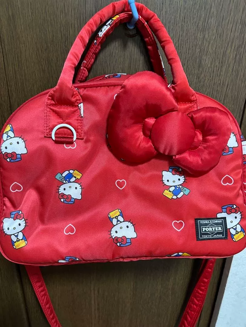 Porter Hello Kitty Red Small Shoulder Bag — back
