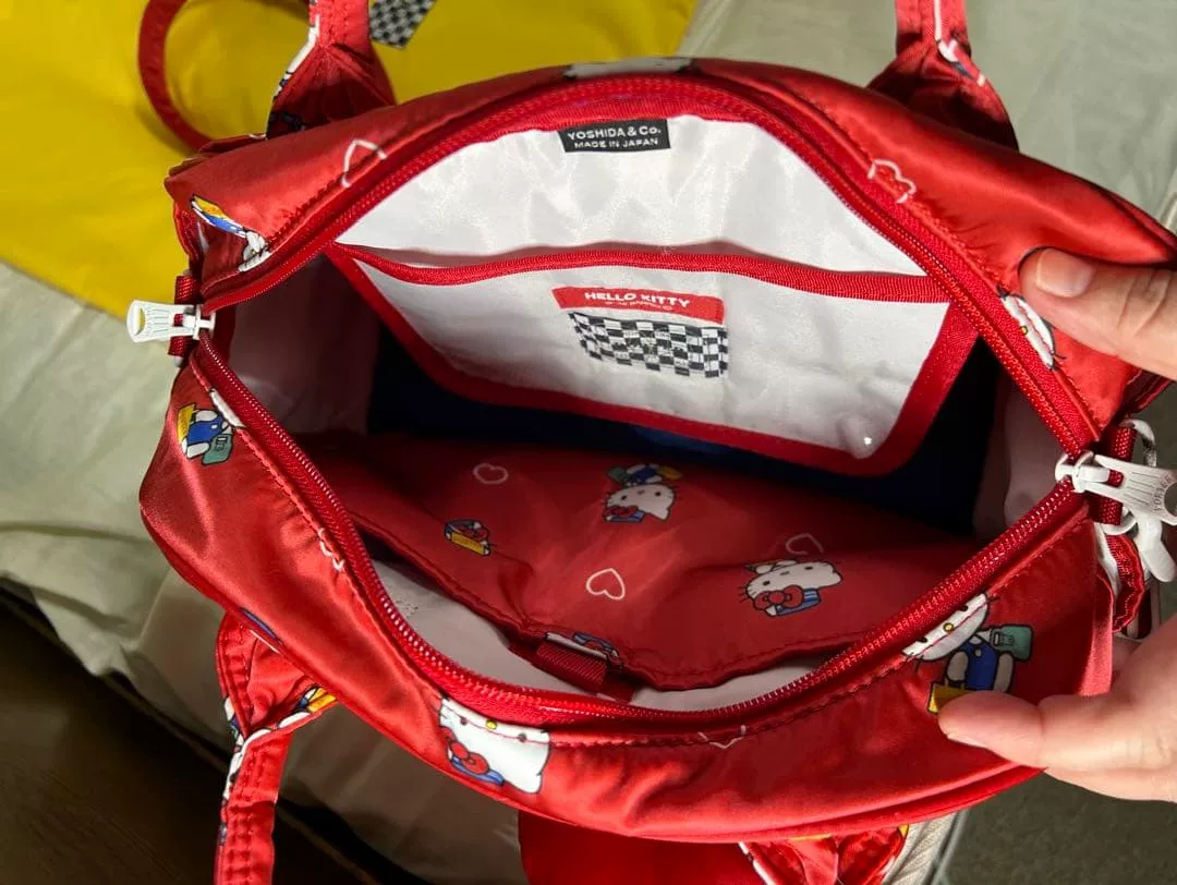 Porter Hello Kitty Red Small Shoulder Bag — detail