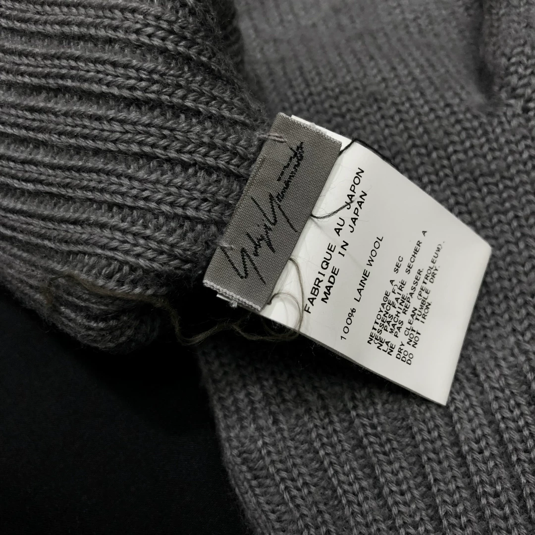 Yohji Yamamoto 11AW Crow Wool Gloves — back