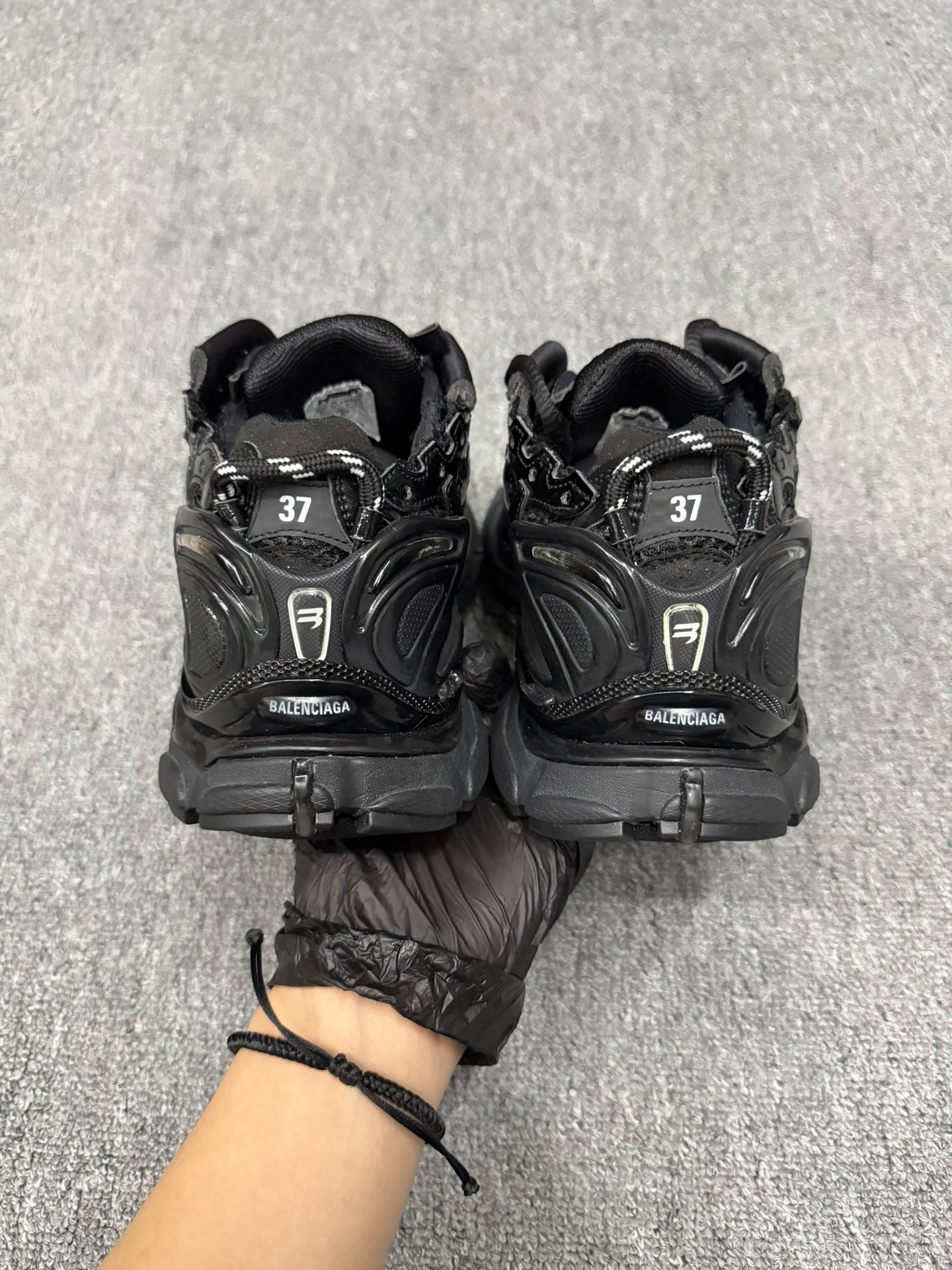 Balenciaga Track Dad Shoes — label