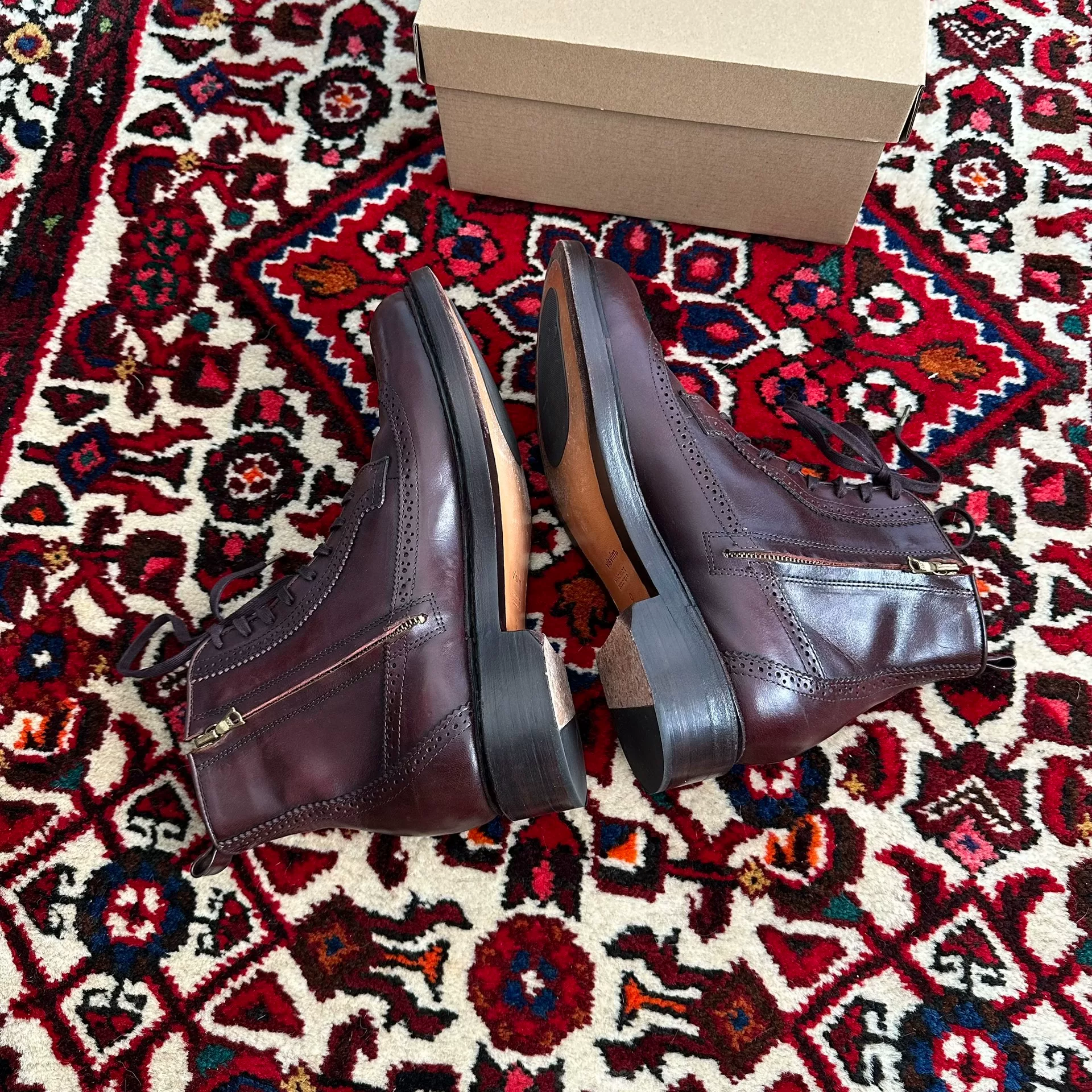 visvim 16AW Patrician Brogue Boots — label