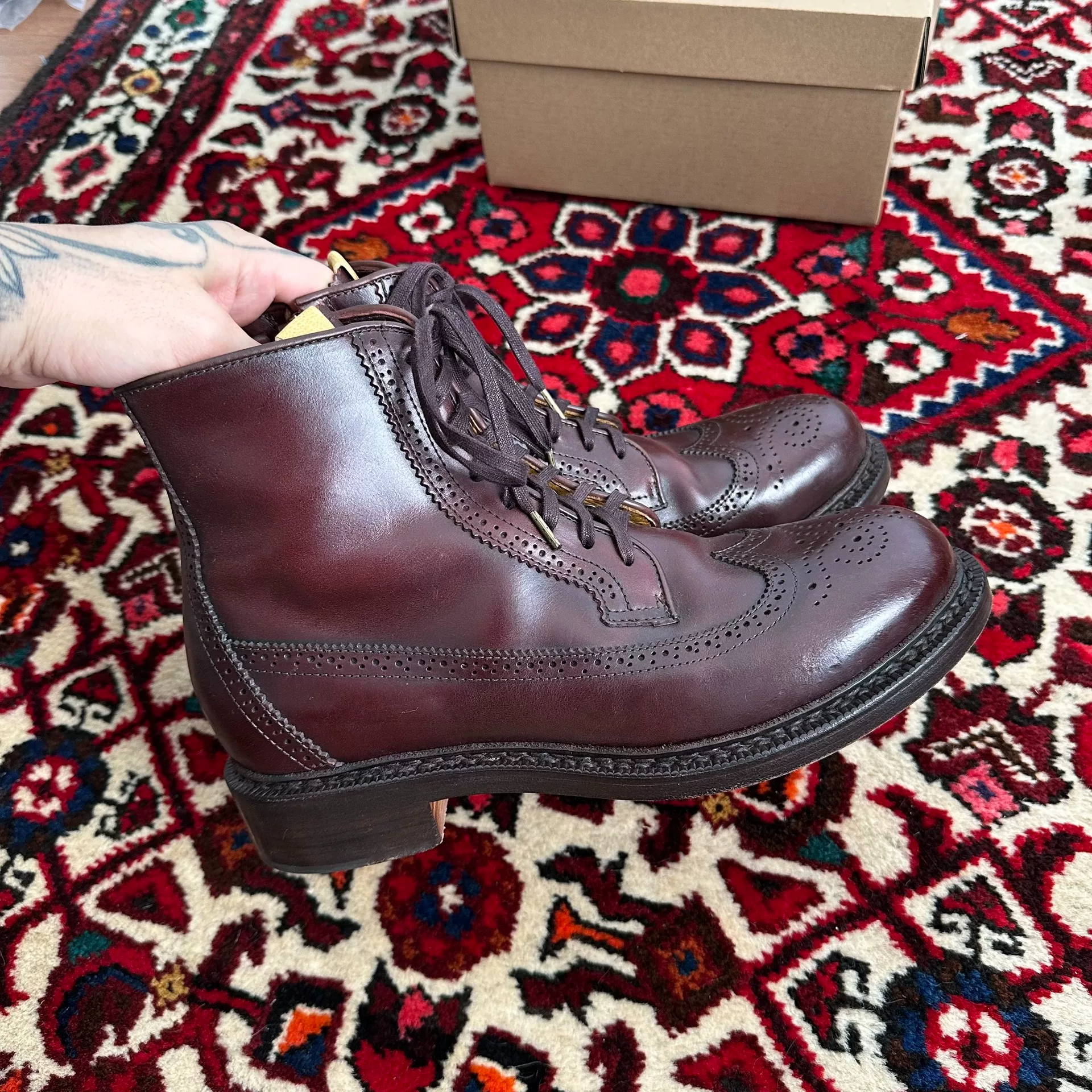 visvim 16AW Patrician Brogue Boots — back
