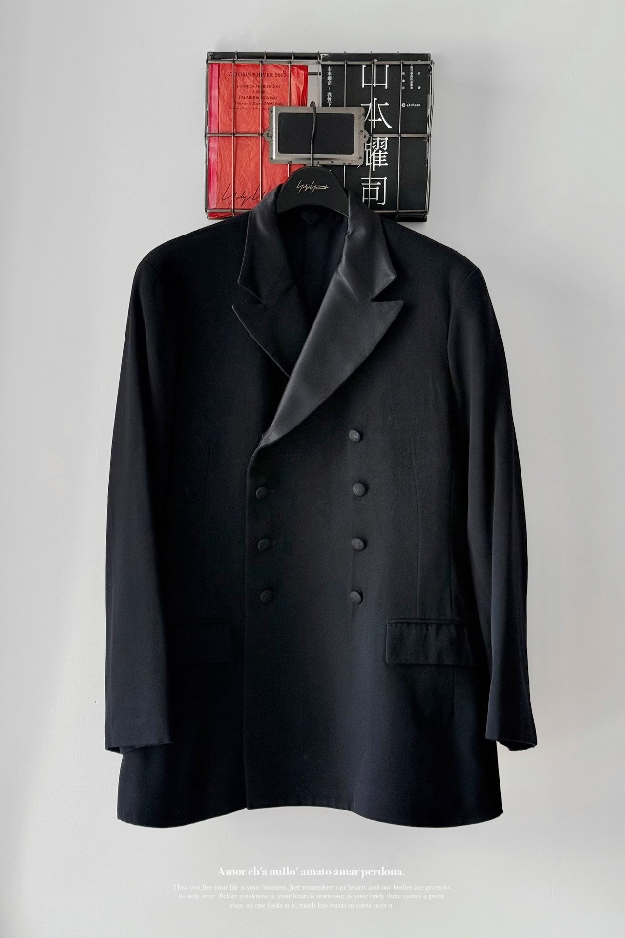 Yohji Yamamoto 90s Double-Breasted Tuxedo — front