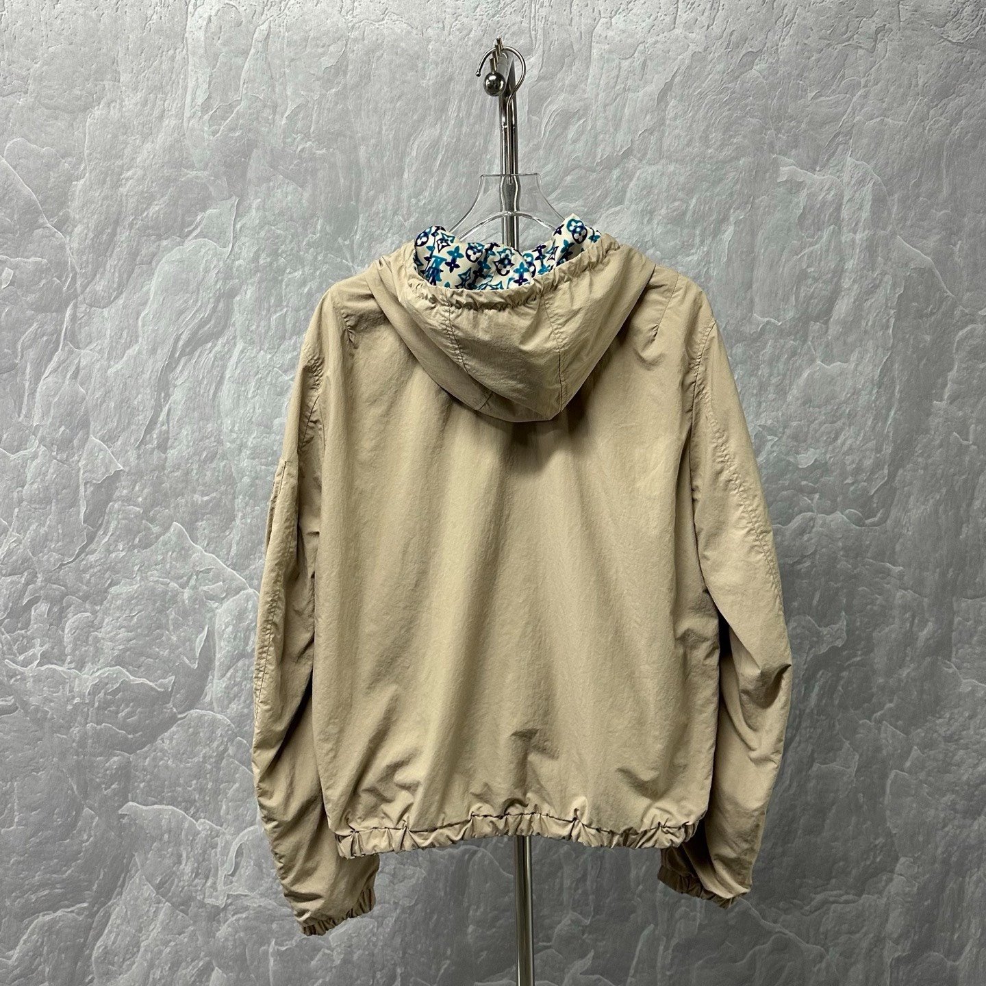 Louis Vuitton Reversible All-Over Print Zip Hoodie — back