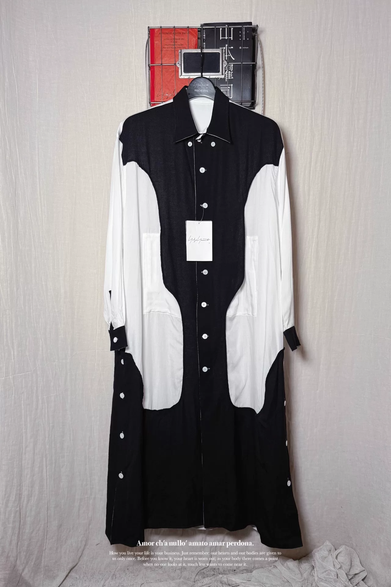 Yohji Yamamoto 23AW Double-Sided Coat — front